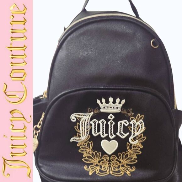 Juicy Couture Licorice Heritage Crown & Heart Logo Backpack main image 7